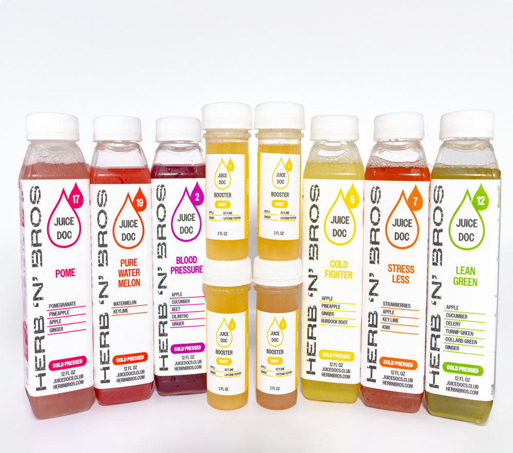 1 Day Cleanse / Weekly Package (6 Juices + 4 Shots) – Herbnbros